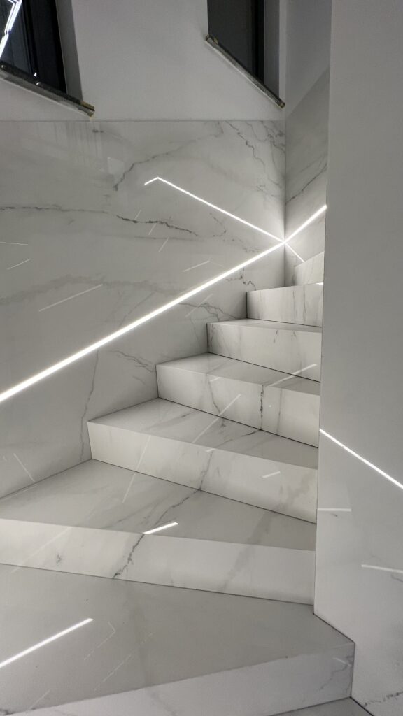 Ceramica GRANDE - Blockstufen gewendelt